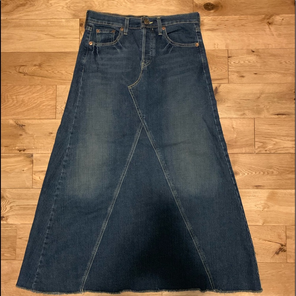 LONG Levi’s Denim Skirt